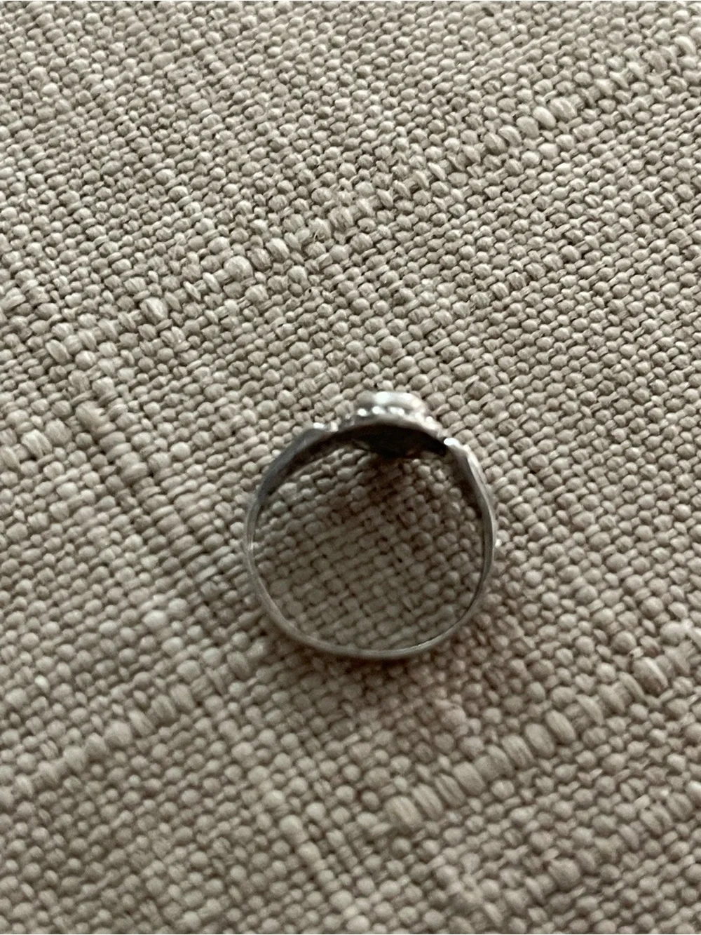Sterling Silver Green Stone Women's Ring